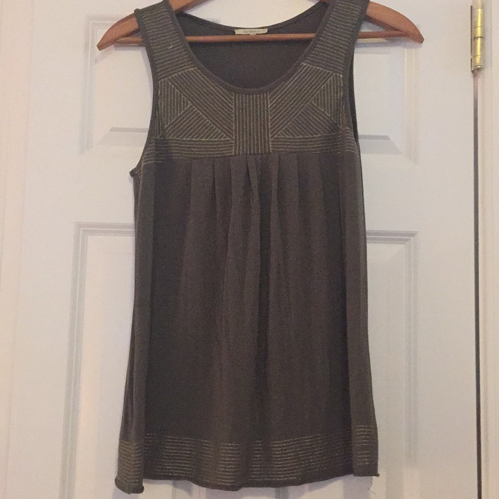Anthro Bordeaux Top